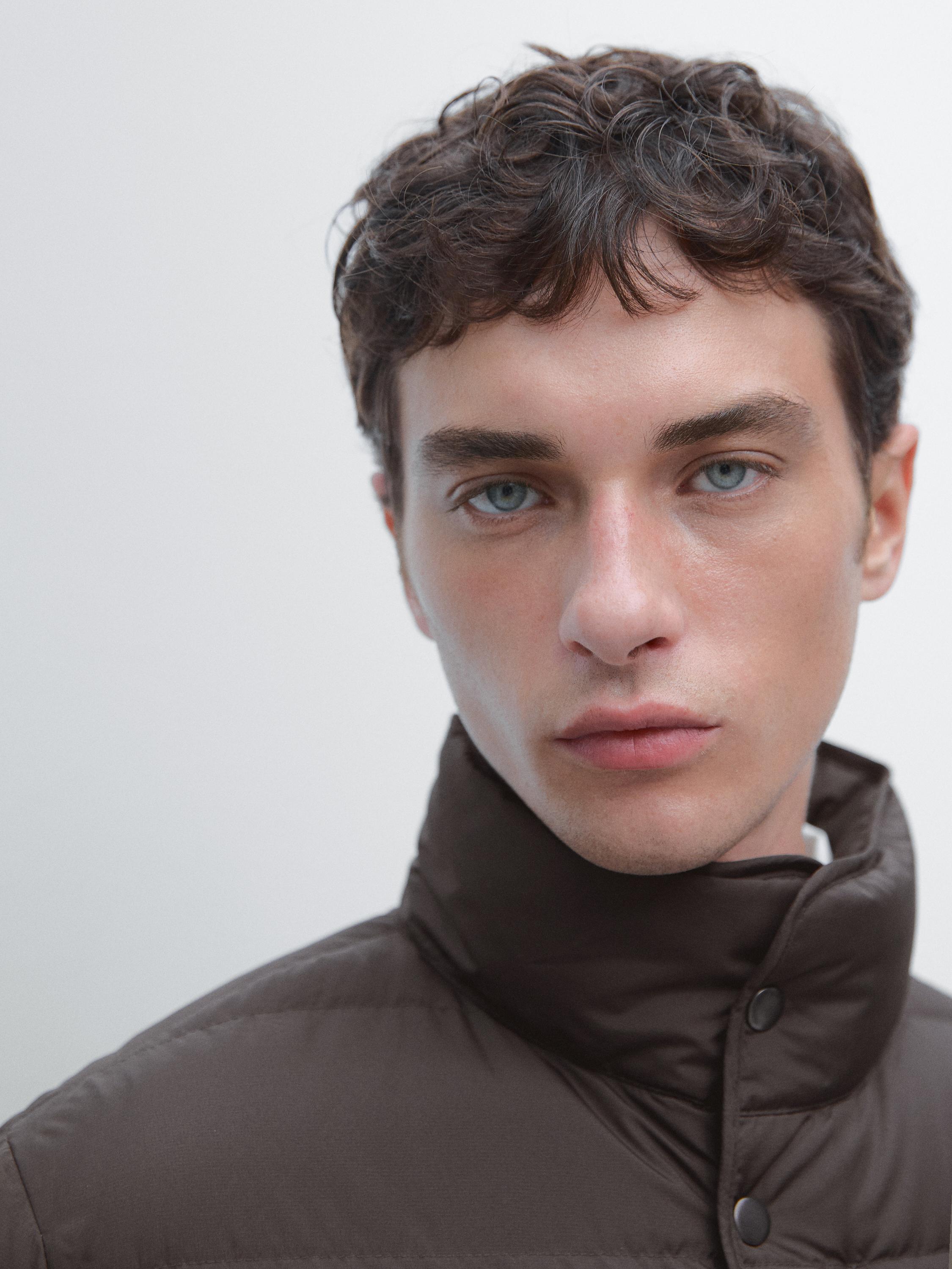 Veste matelassée déperlante en duvet mélangé